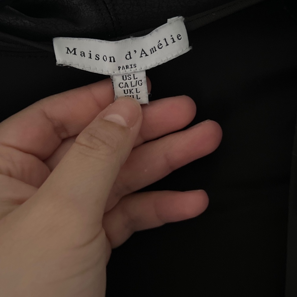 Quarter zip hoodie Black - Picture 2 of 4